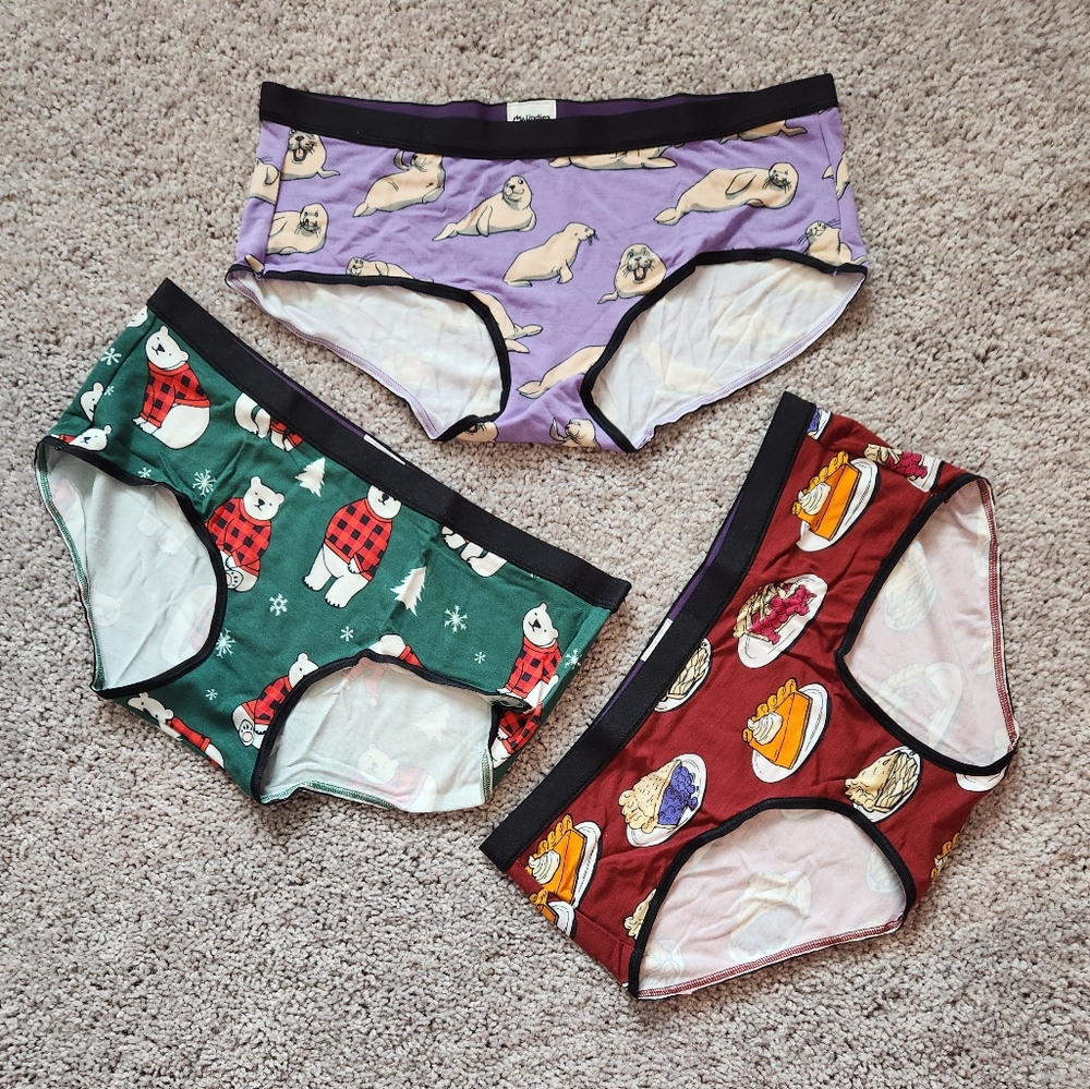 MeUndies set of 3 women's hipsters NEW - Picture 3 of 3
